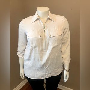 Michael Kors Blouse Size 1X 100% Polyester